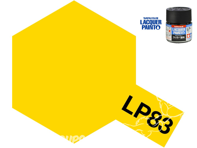 Peinture laque couleur Tamiya LP-83 Mixing Yellow 10ml