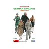 Mini Art maquette militaire 38075 CIVILS ALLEMANDS 1930-40S TÊTES EN RÉSINE 1/35