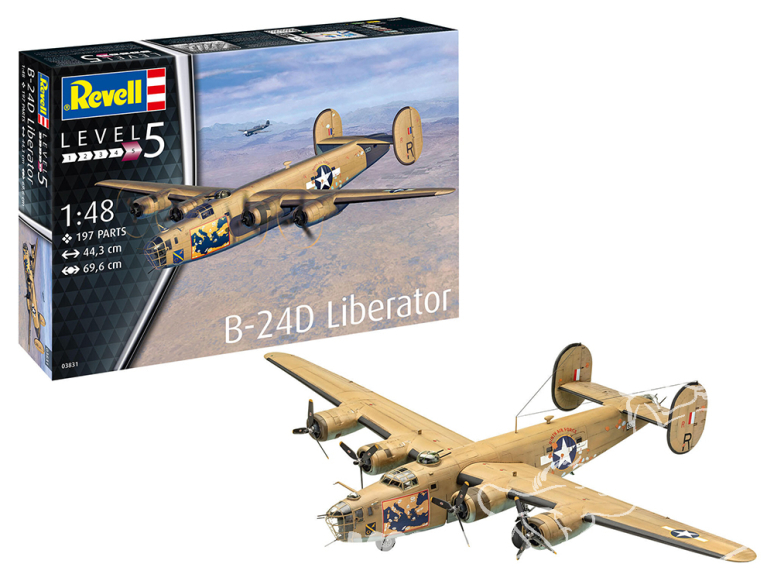 Revell maquette avion 03831 B-24D Liberator 1/48