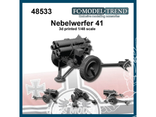 FC MODEL TREND maquette résine 48533 Canon Nebelwerfer 41 1/48