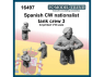 FC MODEL TREND figurine résine 16497 Equipage de char Nationaliste Guerre Civile Espagnole 3 1/16