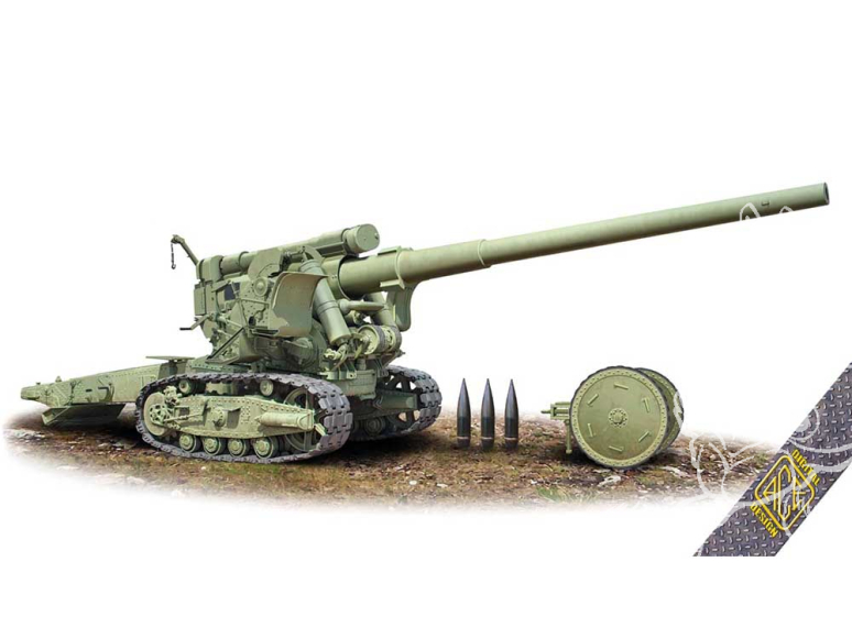 Ace Maquettes Militaire 72560 Canon 152 mm M1935 (Br-2) 1/72