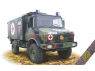 Ace Maquettes Militaire 72451 Unimog U1300L 4x4 Krankenwagen Ambulance 1/72
