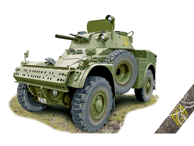 Ace Maquettes Militaire 72455 PANHARD AML-60 Porte-mortier (4x4) 1/72