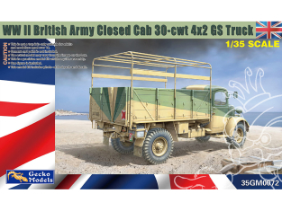 Gecko Models maquettes militaire 35GM0072 Camion GS 30-cwt 4x2 à cabine fermée de l'armée britannique WWII 1/35