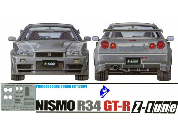 tamiya maquette voiture 24282 nismo r34gtr z 1/24