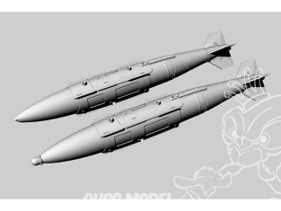Brengun kit d'amelioration avion BRL48169 Bombes JDAM GBU-31 2piéces 1/48