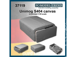 FC MODEL TREND accessoire résine 37119 Bache Unimog S404 1/35