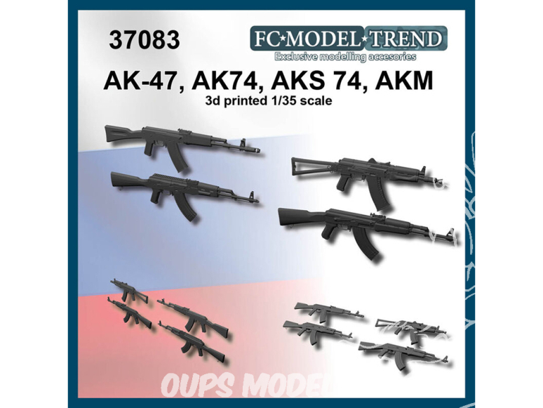 FC MODEL TREND accessoire résine 37083 AK-47 - AK74 - AKS 74 - AKM 1/35