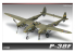 ACADEMY maquettes avion 12208 P-38F Lightning 1/48
