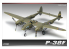 ACADEMY maquettes avion 12208 P-38F Lightning 1/48