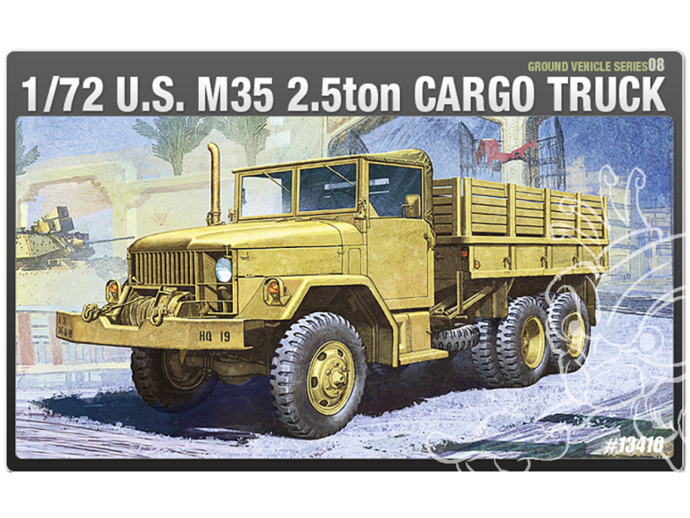 Academy maquette militaire 13410 M35 2.5Ton cargo Truck 1/72