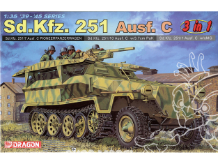 Dragon maquette militaire 6224 Sd.Kfz.251/7 Ausf.C Pionierpanzerwagen 1/35