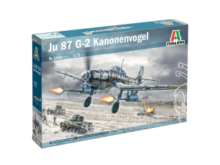 Italeri maquette avion 1466 Ju 87 G-2 Kanonenvogel 1/72