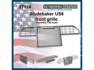 FC MODEL TREND accessoire résine 37114 Grille avant Studebaker US6 1/35