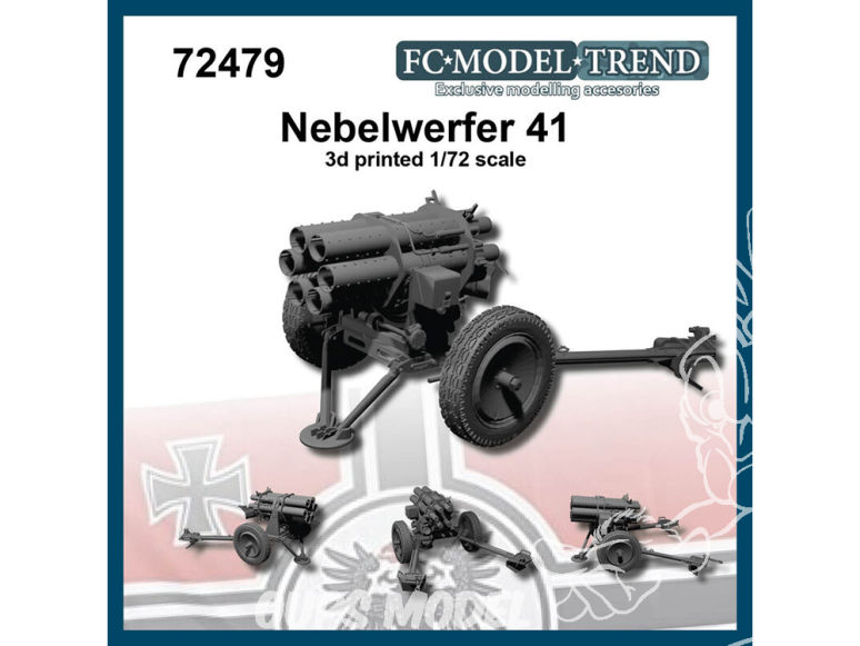 FC MODEL TREND maquette résine 72479 Canon Nebelwerfer 41 1/72