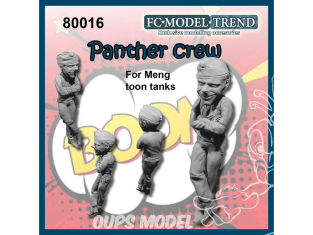 FC MODEL TREND figurine résine 80016 Equipage Panther Toon Meng