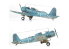 Academy maquette avion 12350 USN SB2U-3 Battle of Midway 1/48
