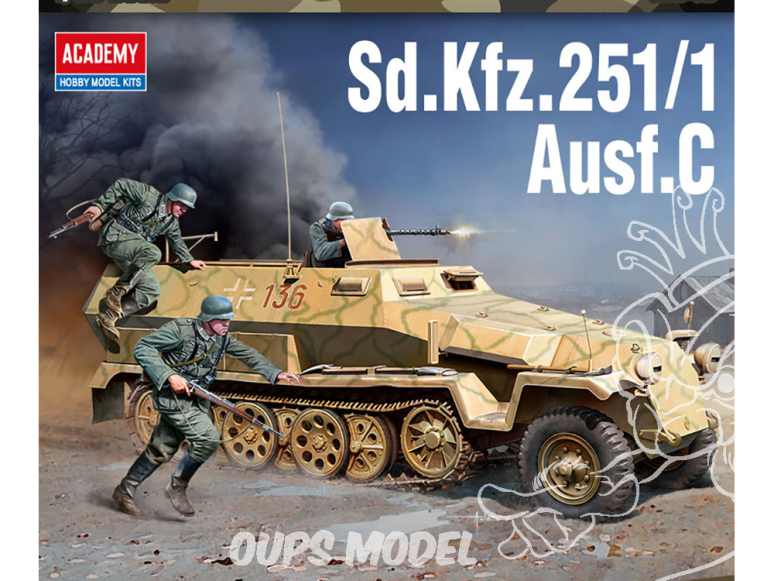 Academy maquettes militaire 13540 Sd.Kfz.251/1 Ausf.C 1/35