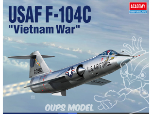 Academy maquette avion 12576 USAF F-104C Vietnam War 1/72
