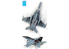 Academy maquette avion 12577 USN F/A-18F VFA-154 Black Knights 1/72