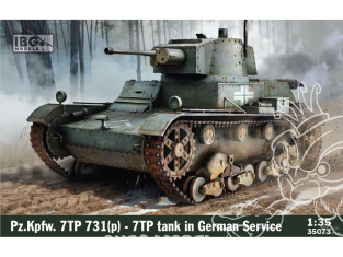 IBG maquette militaire 35073 7TP 731 au service allemand 1/35