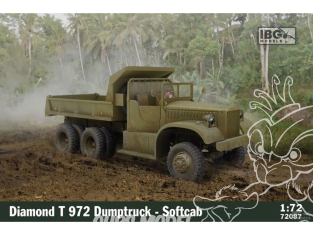 IBG maquette militaire 72087 Diamond T972 Benne Soft top 1/72