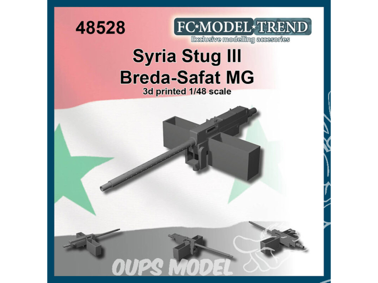 FC MODEL TREND accessoire résine 48528 Breda-Safat MG Stug III Syrien 1/48