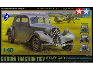 tamiya maquette militaire 32517 citroen traction 11cv 1/48