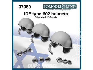 FC MODEL TREND accessoire résine 37089 Casques IDF Type 602 1/35