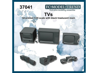 FC MODEL TREND accessoire résine 37041 Télévisions 1/35