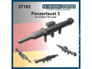 FC MODEL TREND accessoire résine 37103 Panzerfaust 3 1/35