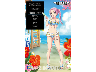 Hasegawa maquette figurine 52340 12 Egg Girls Collection No.32 "Rio Asaka" (Bikini) 1/12