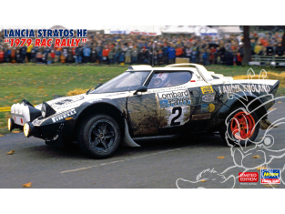 HASEGAWA maquette voiture 20598 Lancia Stratos HF "1979 RAC Rallye" 1/24