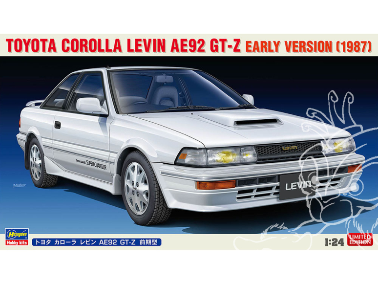 Hasegawa maquette voiture 20596 Toyota Corolla Levin AE92 GT-Z Premier modèle 1/24