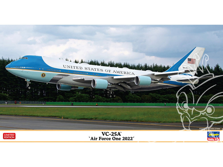 Hasegawa maquette avion 10852 VC-25A "Air Force One 2022" 1/200