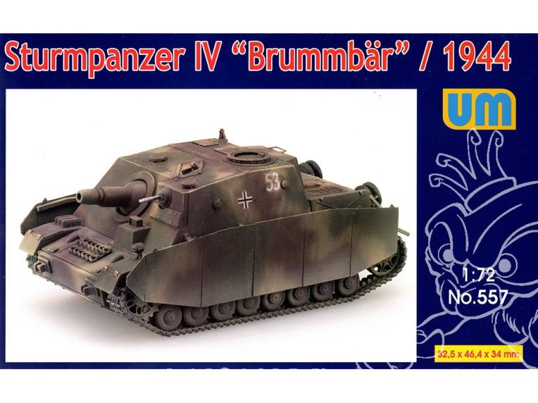 UM Unimodels maquettes militaire 557 Sturmpanzer IV Brummbar 1944 1/72