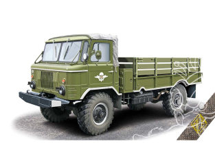 Ace Maquettes Militaire 72186 GAZ-66B Camion soviétique 4x4 2t pour les forces aéroportées 1/72