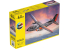 Heller maquette avion 35357 STARTER KIT TRANSALL C-160 RETRO BRUMMEL inclus peintures principale colle et pinceau 1/72