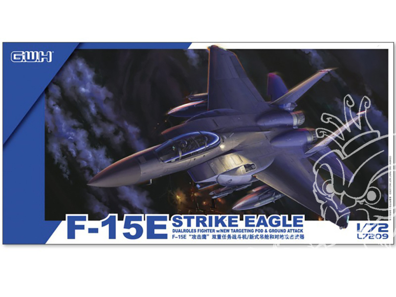Great Wall Hobby maquette avion L7209 F-15E Strike Eagle 1/72