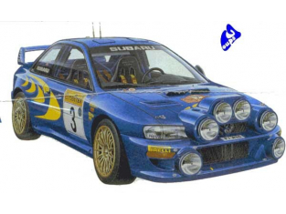 tamiya maquette voiture 24199 subaru m.carlo 1/24