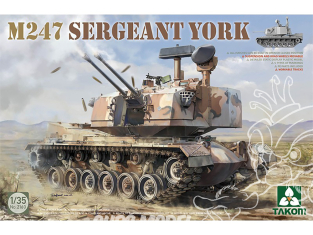 Takom maquette militaire 2160 M247 Sergeant York 1/35