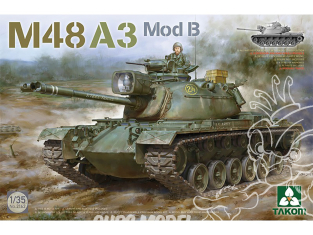 Takom maquette militaire 2162 M48A3 Mod B 1/35