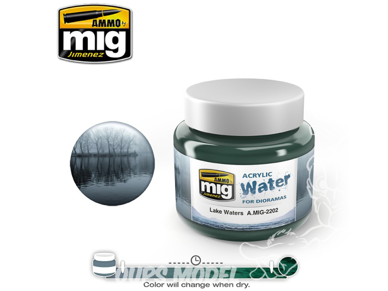 MIG Eau acrylique 2202 Eaux lacs 250ml