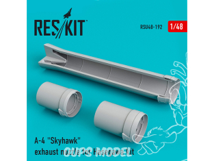 ResKit kit d'amelioration Avion RSU48-0192 Buse d'échappement A-4 "Skyhawk" pour kit Hasegawa 1/48