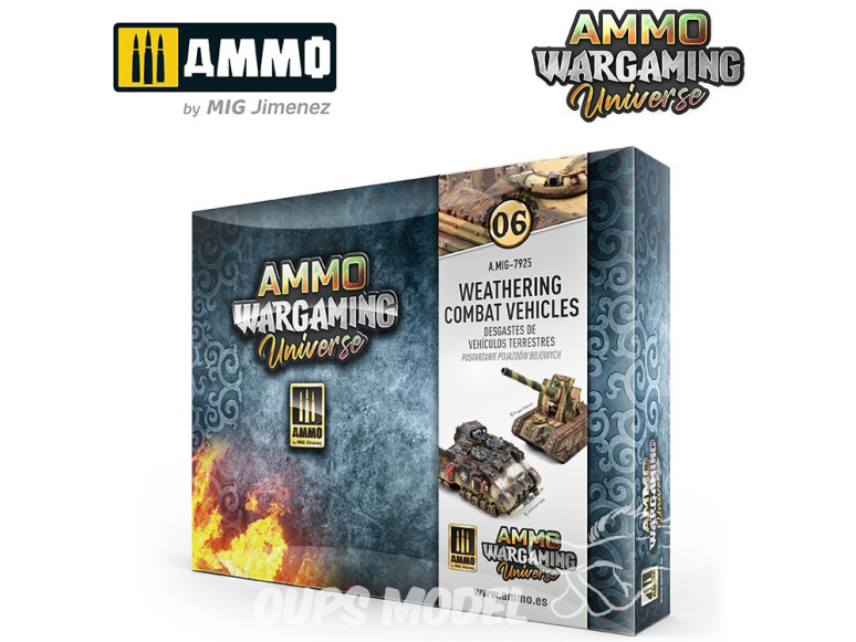 MIG Ammo Wargaming Universe 7925 Numéro 06 Weathering véhicules de combat