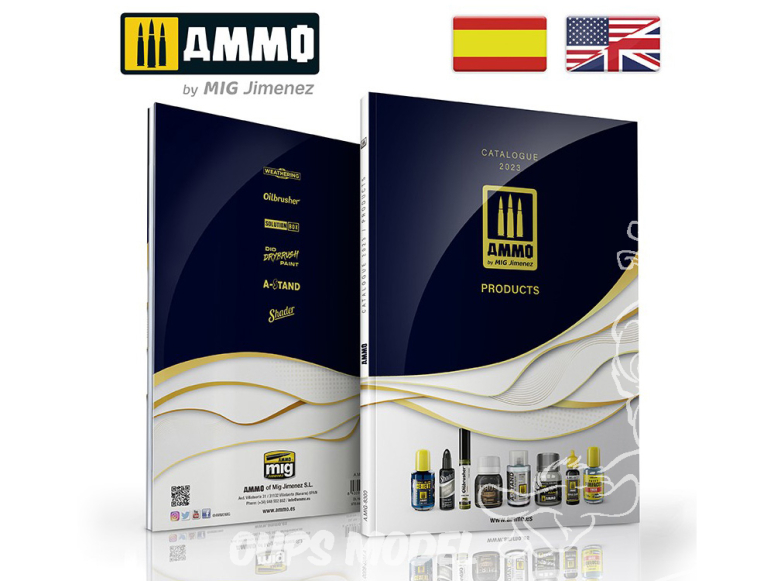 MIG magazine 8300-2023 Catalogue 2023 Ammo Products langue Anglaise / Espagnol