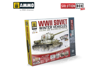 MIG Solution Box Mini 7903 Véhicules Soviétiques en Hiver WWII Couleurs et vieillissement - Livre Français (Multilangues)