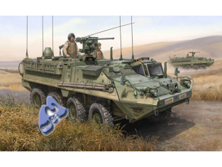 TRUMPETER maquette militaire 00397 M1130 STRYKER VEHICULE DE COM