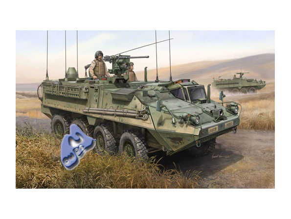 TRUMPETER maquette militaire 00397 M1130 STRYKER VEHICULE DE COM